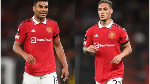 Fotos: (Michael Regan/Getty Images) – Casemiro e Antony, do Manchester United, da Inglaterra, ajudaram o São Paulo a apresentar superávit até agosto de 2022