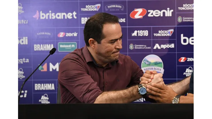 Foto: (Kely Pereira/AGIF) - Marcelo Paz, presidente do Fortaleza, continua atento ao mercado da bola