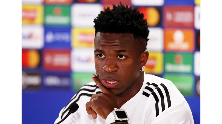 Ian MacNicol/ Getty Images- Vini Jr., atacante do Real Madrid