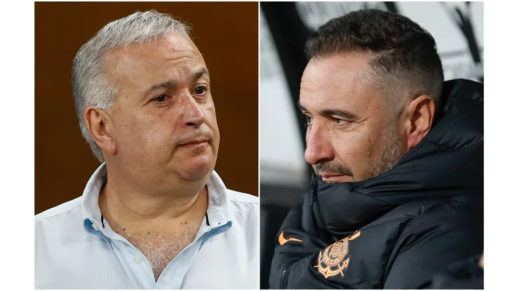 Fotos: (Marcello Zambrana/AGIF/Ricardo Moreira/Getty Images) - Roberto de Andrade, diretor de futebol do Corinthians, falou sobre a situação de Vítor Pereira
