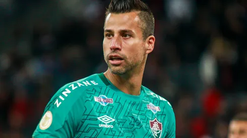 Foto: (Gabriel Machado/AGIF) – Fábio foi criticado por parte da torcida do Fluminense após a eliminação na Copa do Brasil