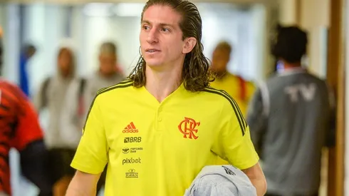 Foto: Marcelo Cortes/Flamengo – Filipe Luís citou o Real Madrid ao elogiar um companheiro de equipe.