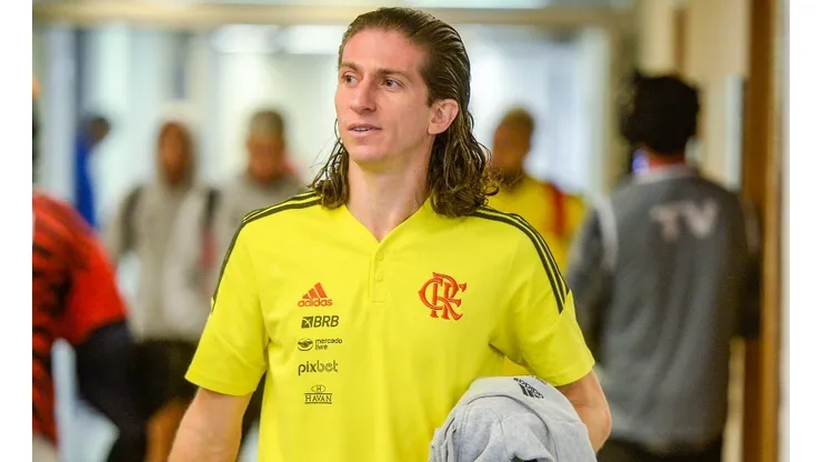 Foto: Marcelo Cortes/Flamengo - Filipe Luís citou o Real Madrid ao elogiar um companheiro de equipe.