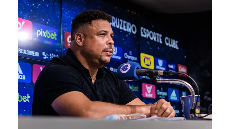 Foto: (Gustavo Aleixo/Cruzeiro) - Ronaldo tem adotado uma postura cautelosa no Cruzeiro desde que adquiriu 90% das ações da SAF