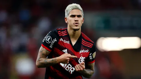 Foto: (Wagner Meier/Getty Images) – Pedro, do Flamengo, foi exaltado por Casagrande