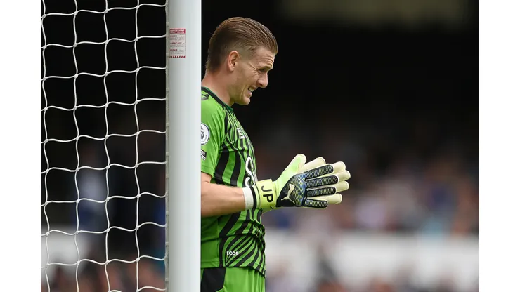 Michael Regan/ Getty Images- Jordan Pickford, goleiro do Everton e da Seleção Inglesa