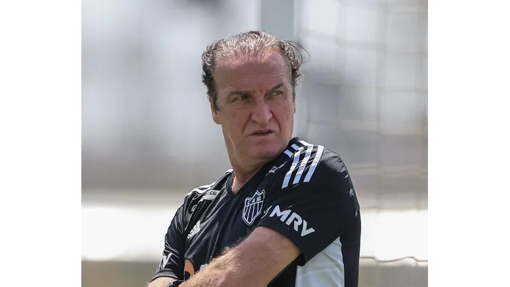 Foto: (Pedro Souza/Atlético) - Cuca acredita que o Atlético esteja passando por um "relaxamento natural" em 2022