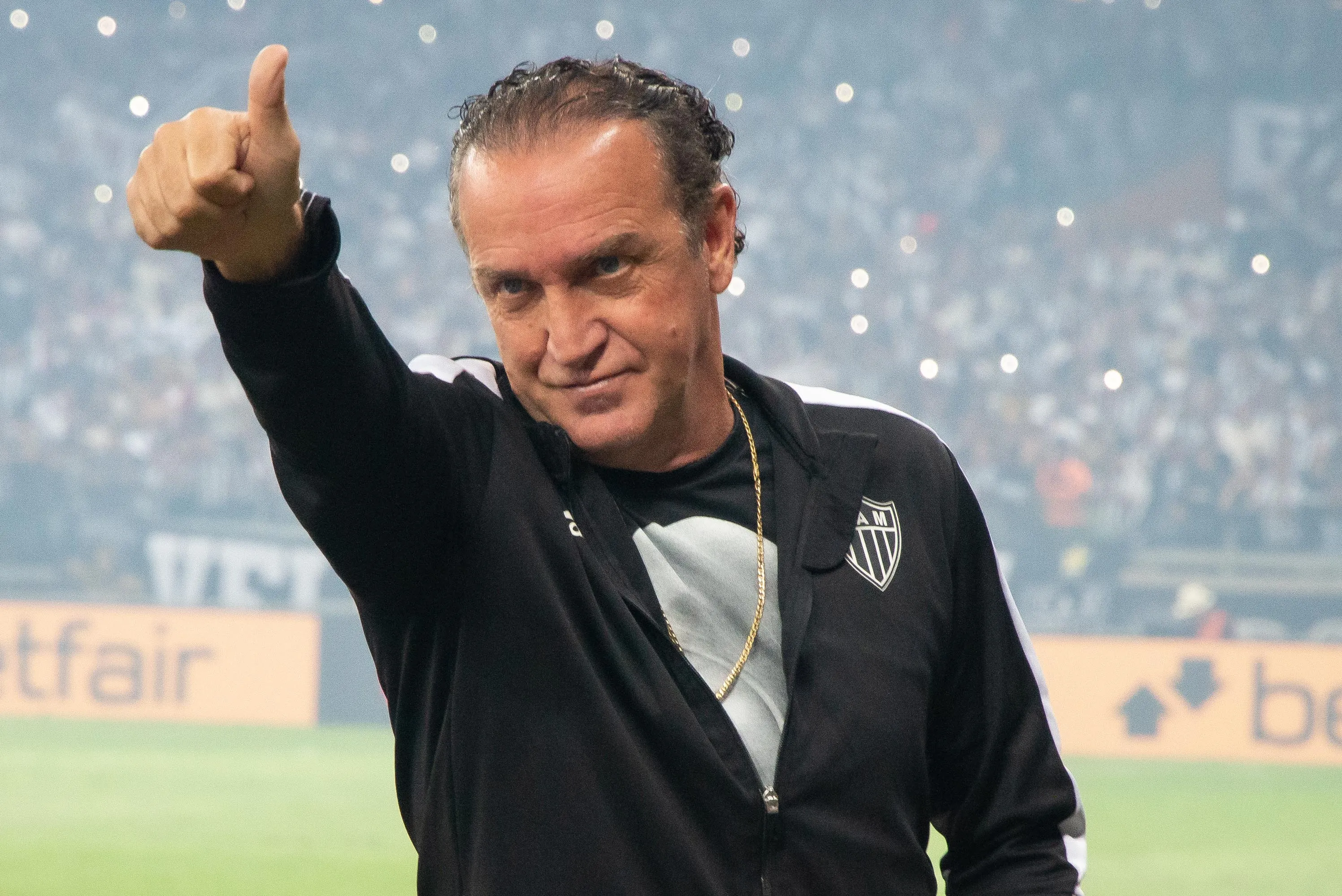 Foto: (Fernando Moreno/AGIF) - Cuca 'atacou' de jogador em treino do Atlético nesta segunda (5)