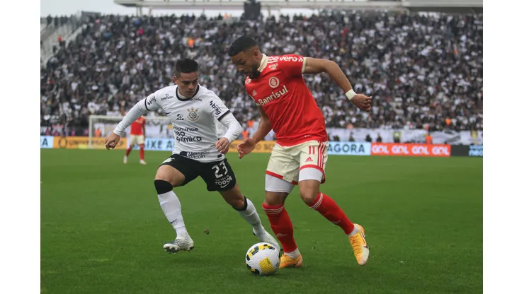 Foto: (Ricardo Duarte/SC Internacional) - Wanderson, do Internacional, reclamou da chegada de Fagner, que repercutiu entre a torcida do Corinthians