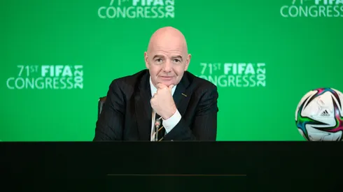 Photo by Pool/Getty Images – Presidente da Fifa comenta regras na Copa do Mundo