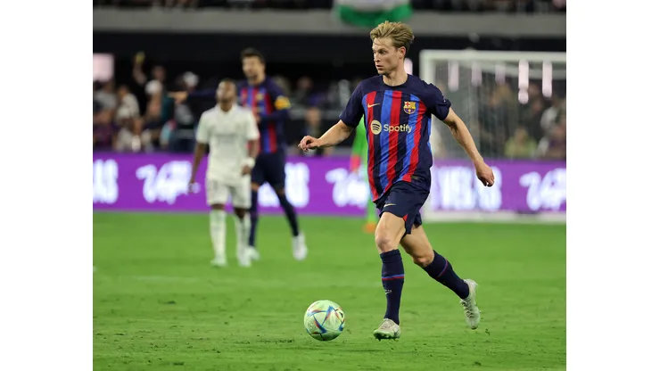 Ethan Miller/ Getty Images- Frenkie de Jong, meia do Barcelona