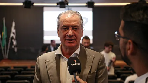 Foto: (Bruno Sousa/Atlético) – Sérgio Coelho, presidente do Atlético, garantiu que o Galo não pretende movimentar o mercado da bola com contratações bombásticas