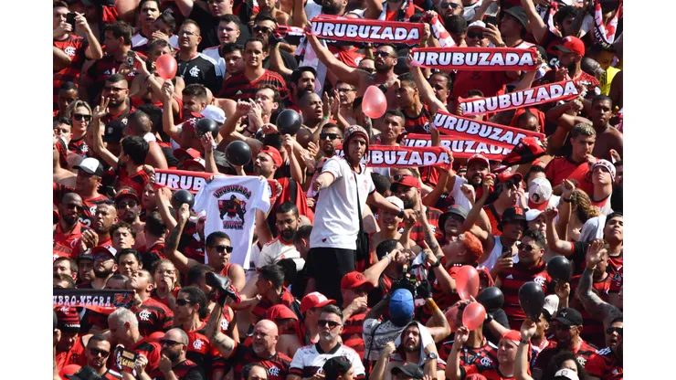 API/AGIF- Torcida do Flamengo presente no Equador
