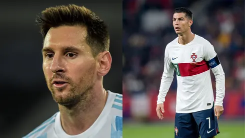 Foto Messi: Thiago Ribeiro/AGIF/ Foto Cristiano Ronaldo: Photo by Thomas Eisenhuth/Getty Images – Supercomputador aponta Argentina x Portugal na final da Copa
