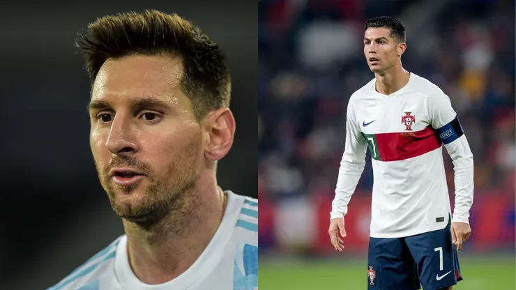 Foto Messi: Thiago Ribeiro/AGIF/ Foto Cristiano Ronaldo: Photo by Thomas Eisenhuth/Getty Images - Supercomputador aponta Argentina x Portugal na final da Copa