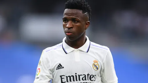 David Ramos/ Getty Images- Vini Jr., atacante do Real Madrid