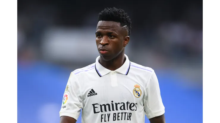 David Ramos/ Getty Images- Vini Jr., atacante do Real Madrid