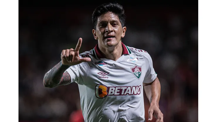 Foto: (Isabela Azine/AGIF) - Cano entrou no top-10 artilheiros estrangeiros do Brasileirão vestindo a camisa do Fluminense