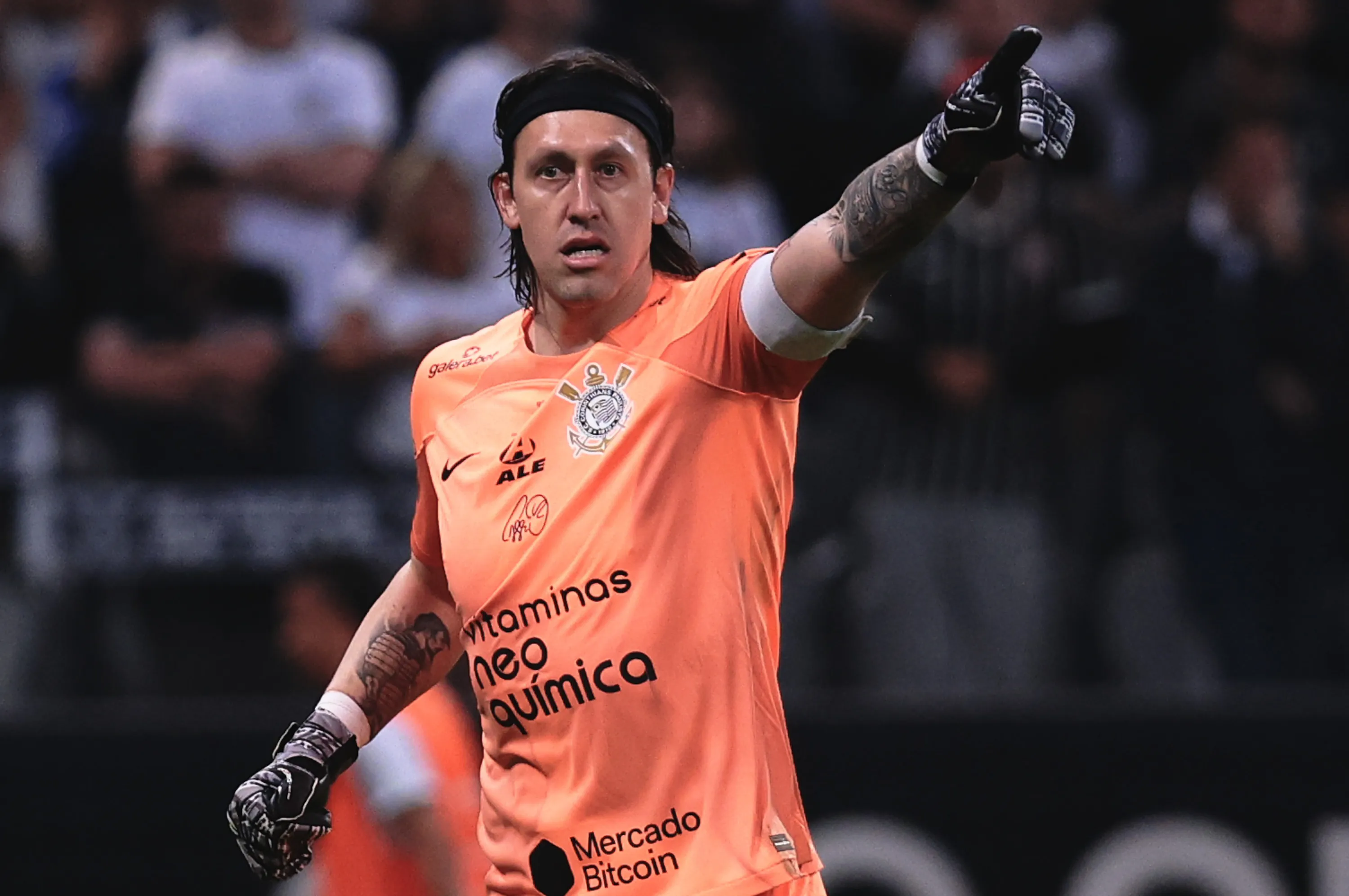 Ettore Chiereguini/AGIF- Cássio, goleiro do Corinthians, teve marca igualada por Carlos Miguel