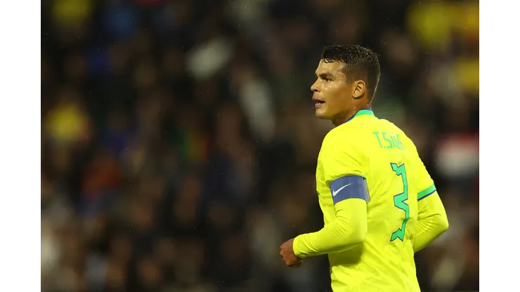 Dean Mouhtaropoulos/ Getty Images- Thiago Silva, zagueiro e capitão da seleção