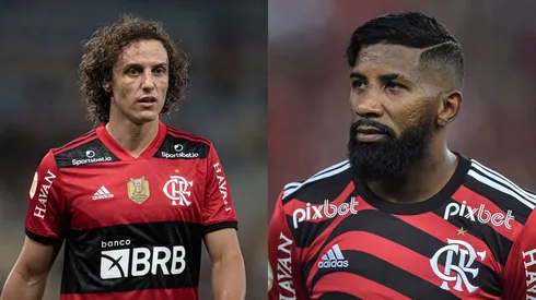 Foto David Luiz: Jorge Rodrigues/AGIF – Foto Rodinei: Thiago Ribeiro/AGIF – David Luiz revela bronca em Rodinei