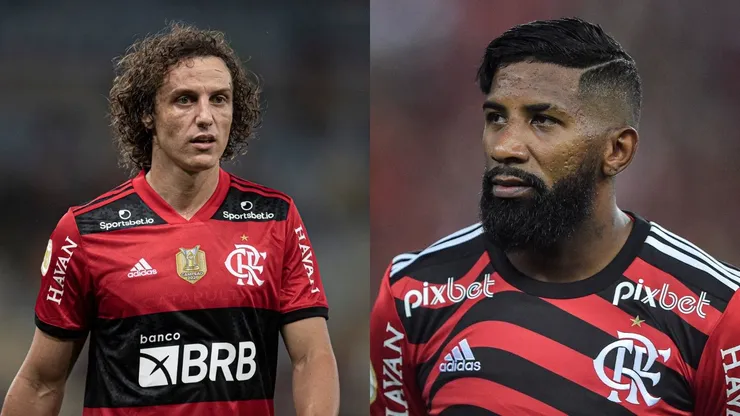 Foto David Luiz: Jorge Rodrigues/AGIF - Foto Rodinei: Thiago Ribeiro/AGIF - David Luiz revela bronca em Rodinei