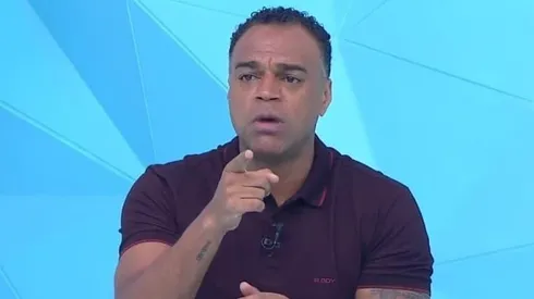 Denílson, comentarista. Foto: Reprodução/Band