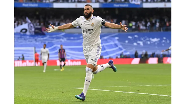 David Ramos/ Getty Images- Karim Benzema, atacante do Real Madrid