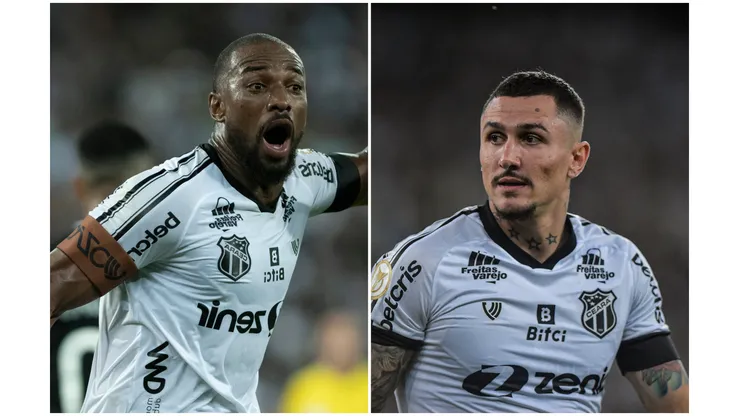 Fotos: (Jorge Rodrigues/AGIF/Thiago Ribeiro/AGIF) - Luiz Otávio 'meteu a colher' na treta envolvendo Vina e a torcida do Ceará