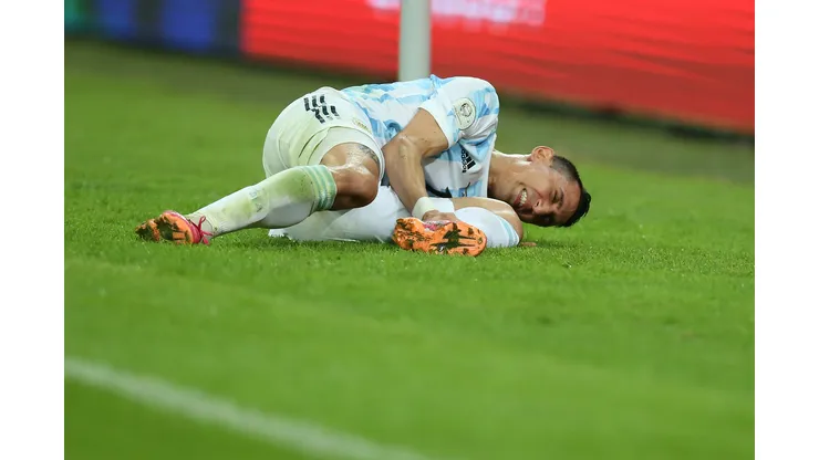 Alexandre Schneider/ Getty Images- Di María, meia da Argentina