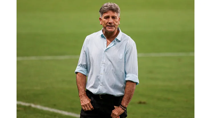 RS - Porto Alegre - 23/12/2020 - COPA DO BRASIL 2020, GREMIO X SAO PAULO - Renato Portaluppi tecnico do Gremio durante partida contra o Sao Paulo no estadio Arena do Gremio pelo campeonato Copa do Brasil 2020. Foto: Fernando Alves/AGIF