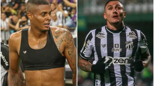 Fotos: (Lucas Emanuel/AGIF/ Gabriel Machado/AGIF) – Cléber se posicionou em meio à polêmica envolvendo Vina no Ceará