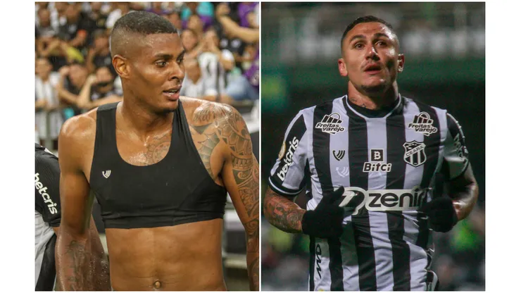 Fotos: (Lucas Emanuel/AGIF/ Gabriel Machado/AGIF) - Cléber se posicionou em meio à polêmica envolvendo Vina no Ceará