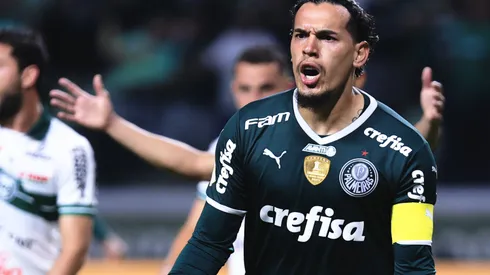Foto: (Ettore Chiereguini/AGIF) – Gustavo Gómez vive uma temporada artilheira no Palmeiras