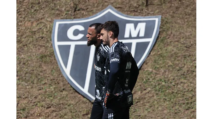 Foto: (Pedro Souza/Atlético) - Rafael tem sido a 'sombra' de Everson no Atlético
