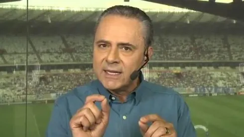 Foto: (Reprodução/Globo) – Luís Roberto foi criticado por torcedores do Flamengo nas redes sociais
