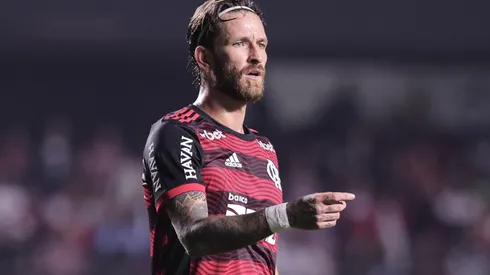 Foto: (Ettore Chiereguini/AGIF) – Léo Pereira, do Flamengo, projetou a decisão da Copa do Brasil contra o Corinthians