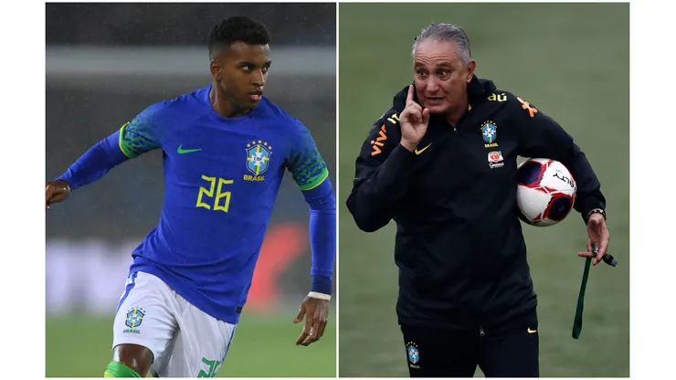 Fotos: (Justin Setterfield/Buda Mendes/Getty Images) - Rodrygo quer uma vaga na lista de Tite para a Copa do Mundo