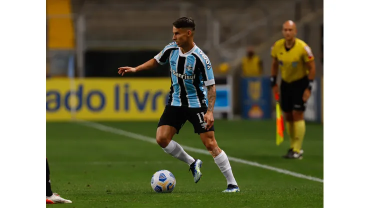 RS - Porto Alegre - 02/12/2021 - BRASILEIRO A 2021, GREMIO X SAO PAULO - Ferreirinha jogador do Gremio durante partida contra o Sao Paulo no estadio Arena do Gremio pelo campeonato Brasileiro A 2021. Foto: Maxi Franzoi/AGIF