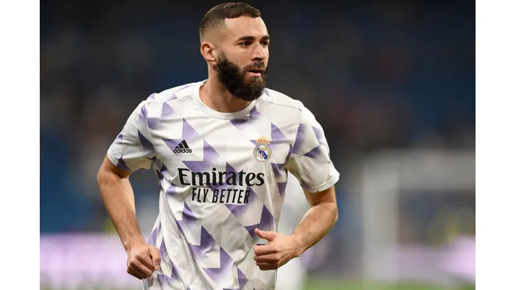 Denis Doyle/ Getty Images- Karim Benzema, atacante do Real Madrid