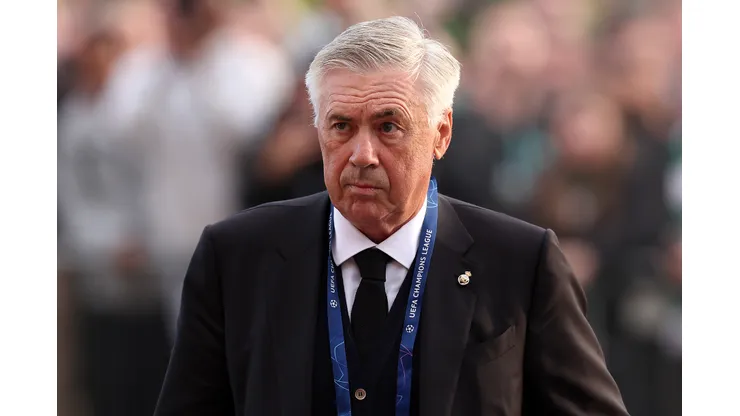 Ian MacNicol/ Getty Images- Carlo Ancelotti, técnico do Real Madrid