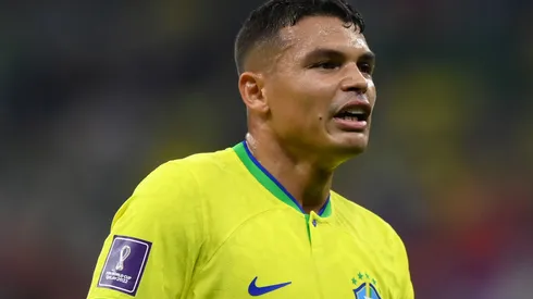 Foto: (Justin Setterfield/Getty Images) – Thiago Silva fez questão de sair em defesa de seus companheiros de Seleção Brasileira após uma declaração polêmica do técnico da Sérvia