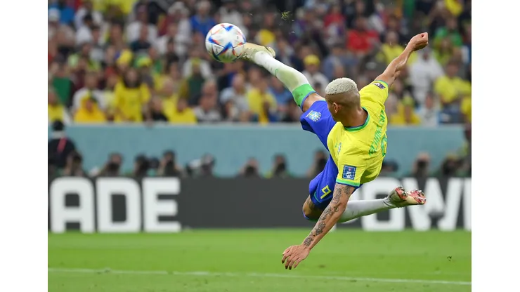 Justin Setterfield/ Getty Images- Richarlison, atacante do Seleçao Brasileira