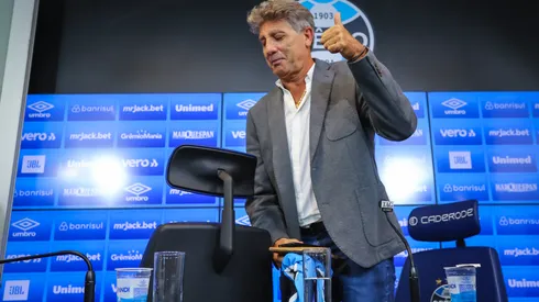 Foto: (Lucas Uebel/Grêmio FBPA) – Renato deve receber o segundo maior salário entre os técnicos do Brasil ao renovar com o Grêmio