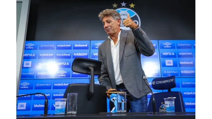 Foto: (Lucas Uebel/Grêmio FBPA) - Renato deve receber o segundo maior salário entre os técnicos do Brasil ao renovar com o Grêmio