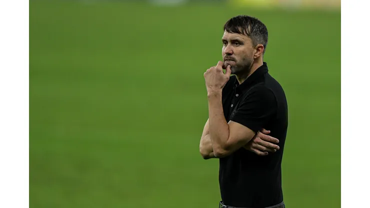 Thiago Ribeiro/AGIF- Eduardo Coudet, técnico do Atlético-MG