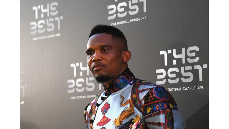 Claudio Villa/ Getty Images- Samuel Eto'o, presidente da Federação Camaronesa