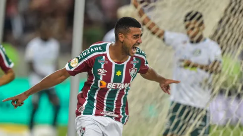 Foto: (Thiago Ribeiro/AGIF) – Alan marcou seu primeiro gol no retorno ao Fluminense nesta quarta (9)