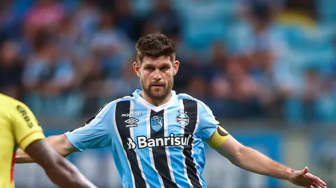 Foto: (Lucas Uebel/Grêmio FBPA) – A situação de Kannemann deve ser definida pelo Grêmio na próxima semana