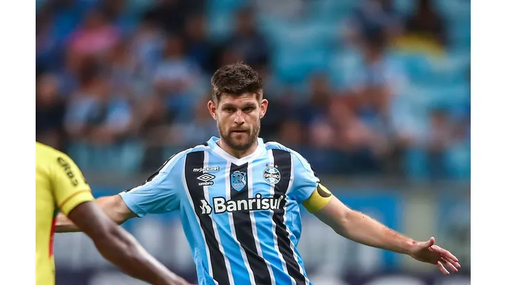 Foto: (Lucas Uebel/Grêmio FBPA) - A situação de Kannemann deve ser definida pelo Grêmio na próxima semana